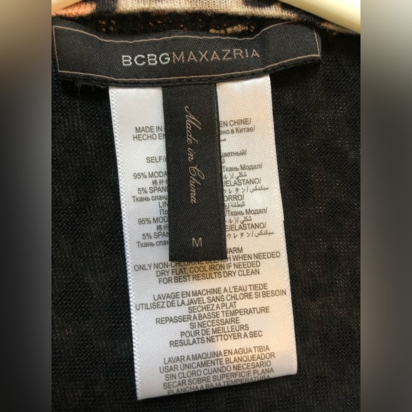 BCBG Leopard Print Midi Dress - Picture 2 of 4